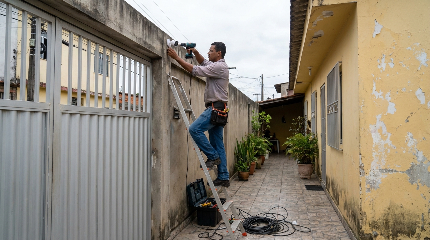 Passagem de Cabeamento em Governador Valadares‑MG