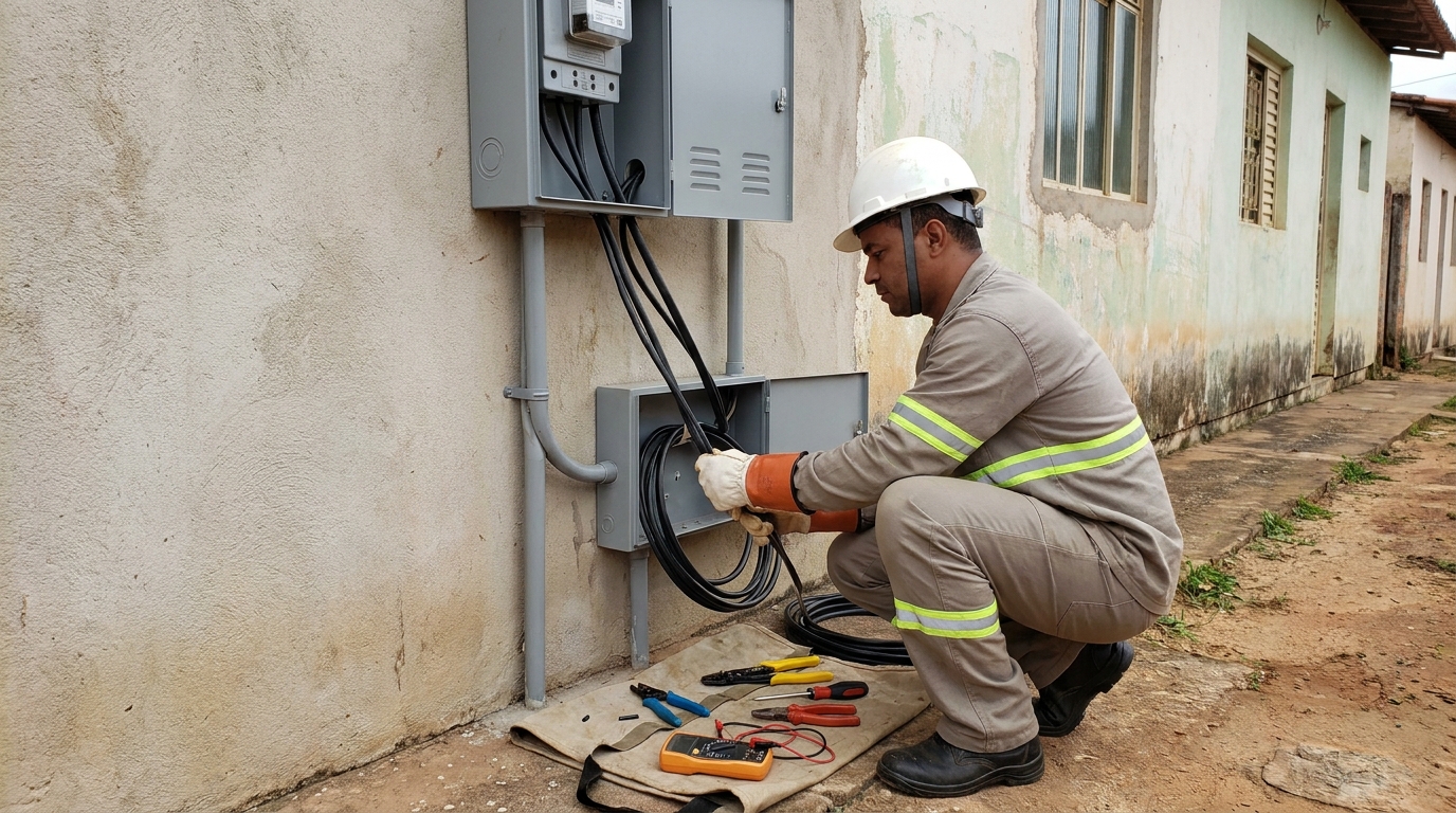Regularização de Entrada de Energia em Altinópolis, Governador Valadares‑MG