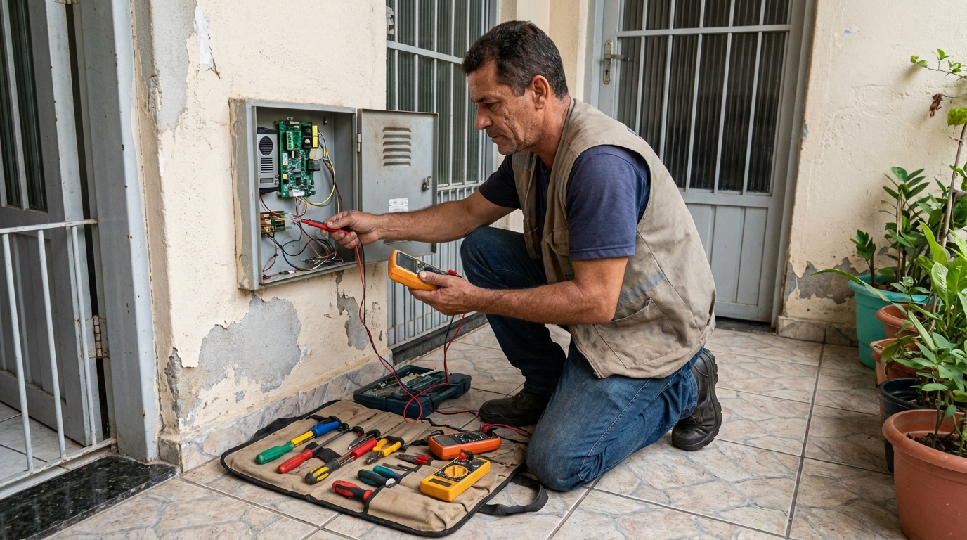 Troca de Fiação de Interfone em Altinópolis, Governador Valadares‑MG